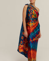 Pareo Amazonía Indígena - Satén de Seda/ 130x200 - Scarfme | Bufandas, Pañuelos, Chales, Turbantes