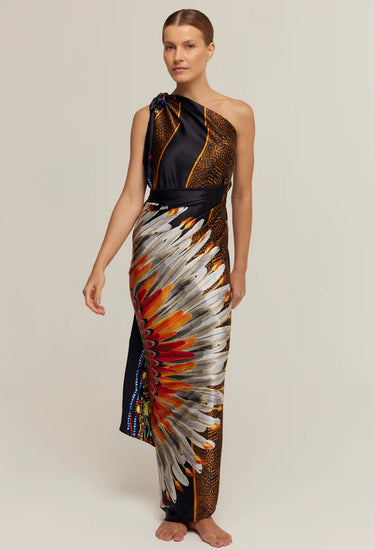 Pareo Cocar Clássico- Satén de Seda/130x200 - Scarfme | Bufandas, Pañuelos, Chales, Turbantes