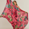 Pareo Flor Flamingo- Viscose/ 130x200 - Scarfme | Bufandas, Pañuelos, Chales, Turbantes