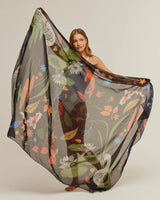 Pareo Cornélia- Georgete de Poliester/ 130x200 - Scarfme | Bufandas, Pañuelos, Chales, Turbantes