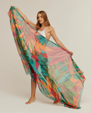 Pañuelo Musáceas- Georgete de Poliester/ 130x200 - Scarfme | Bufandas, Pañuelos, Chales, Turbantes