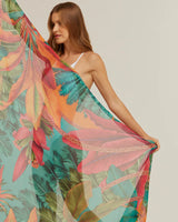 Pañuelo Musáceas- Georgete de Poliester/ 130x200 - Scarfme | Bufandas, Pañuelos, Chales, Turbantes