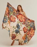 Pareo Marble Flowers- Viscose/ 130x200 - Scarfme | Bufandas, Pañuelos, Chales, Turbantes