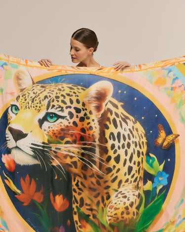 Pareo Brasil Ancestral- Satén de Seda/ 130x200 - Scarfme | Bufandas, Pañuelos, Chales, Turbantes