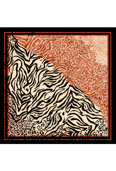 Max Pañuelo Print Selvagem- Mousseline de Seda/ 130x130 - Scarfme | Bufandas, Pañuelos, Chales, Turbantes