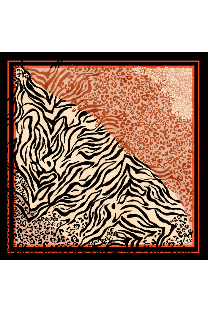 Max Pañuelo Print Selvagem- Mousseline de Seda/ 130x130 - Scarfme | Bufandas, Pañuelos, Chales, Turbantes