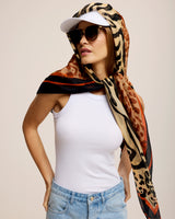 Max Pañuelo Print Selvagem- Mousseline de Seda/ 130x130 - Scarfme | Bufandas, Pañuelos, Chales, Turbantes