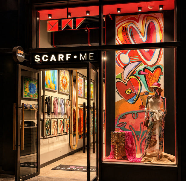 Fachada de la tienda Scarfme en MUT, Mercado Urbano Tobalaba, Las Condes