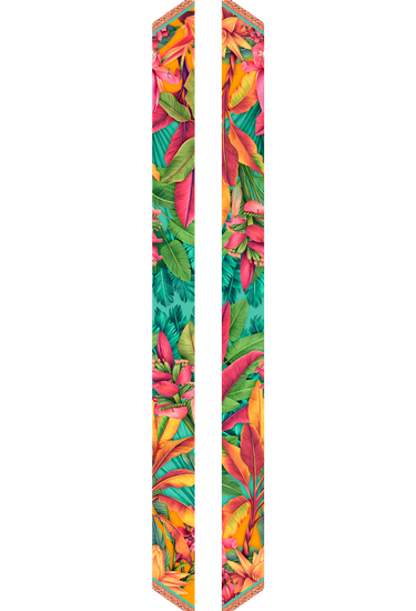 Twilly Musacea- Satén de Poliester/ 8x130 - Scarfme | Bufandas, Pañuelos, Chales, Turbantes